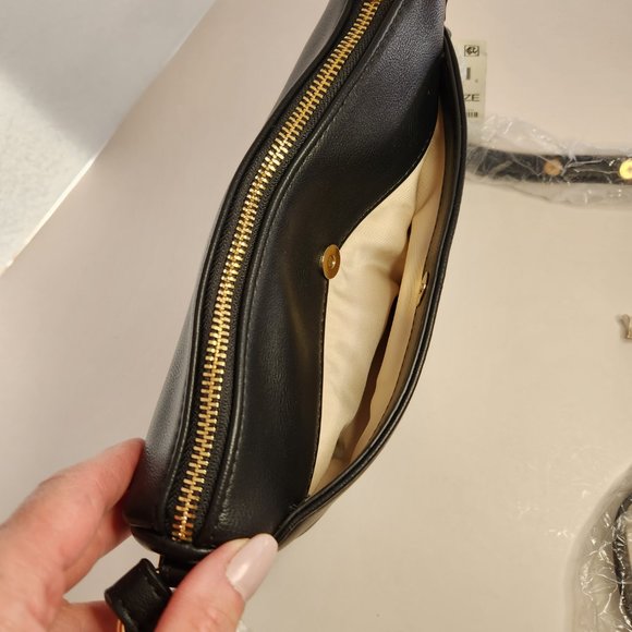 INC International Concepts Kimmi Crossbody Black with Stylish Chain Strap NWT - Picture 10 of 12